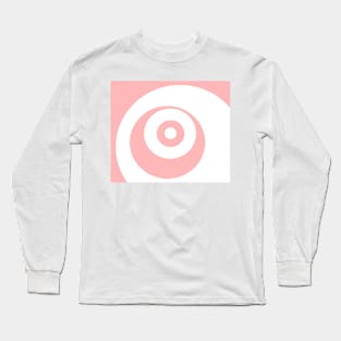 Abstract pattern - pink and white. Long Sleeve T-Shirt